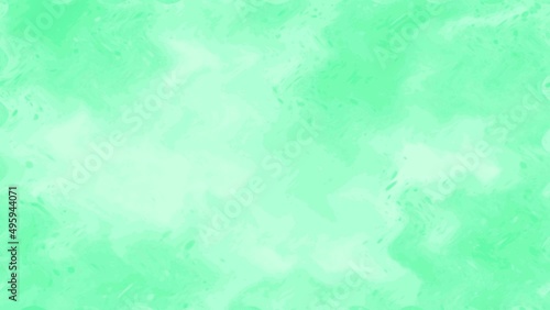 green wavy abstract watercolor background vector