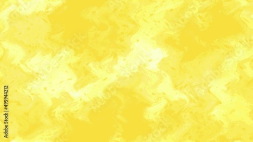 yellow wavy abstract watercolor background vector