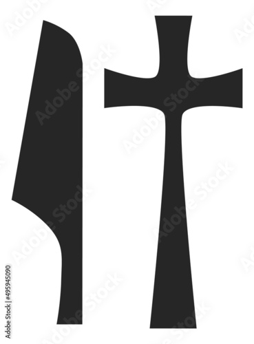 Egypt hieroglyph. Ancient civilization manuscript black symbol
