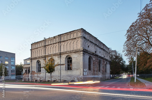 The Old fortress synagogue of Brody "Brody Kloiz", Lviv region of western Ukraine.