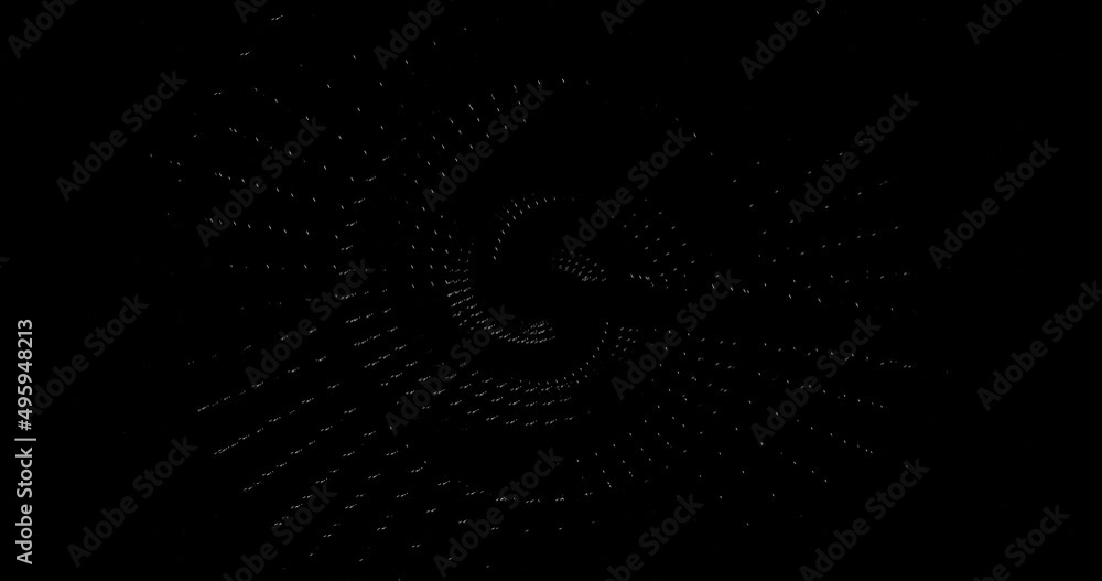 3d render with a composition of a spiral of light dots on a black background 3d render with a composition of a spiral of light dots on a black background