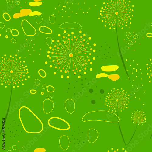 seamless pattern with flowers