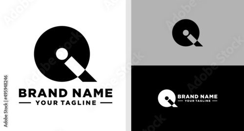 QI LOGO MONOGRAM SIMPLE EDITABLE