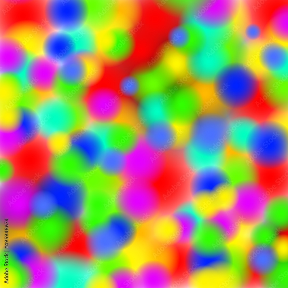 Blurred colorful rainbow marbles background wallpaper of red, blue, pink, cyan, yellow, orange, and brown. Blurred colorful rainbow marbles background wallpaper of red, blue, pink, cyan, yellow, orange, and brown.