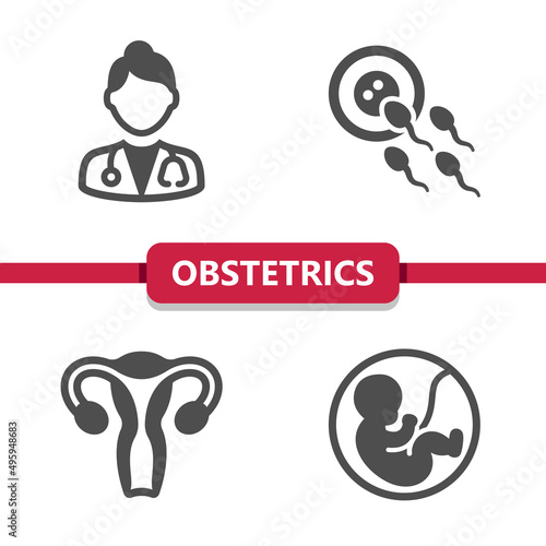 Obstetrics And Gynecology Icons