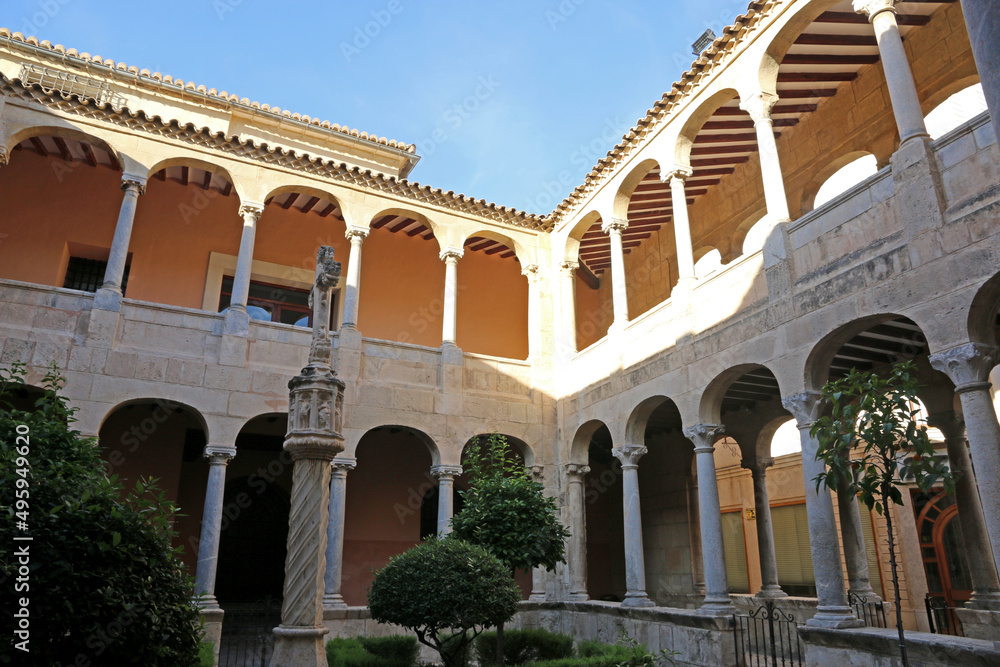 Cloister of the Cathedral in Orihuela, Spain	