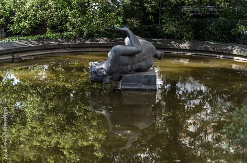Fountain in Brussels, Belgium photo