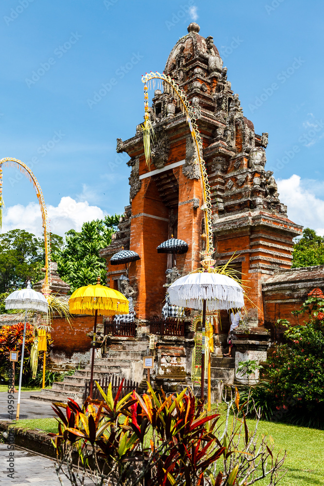 Entrance of the Pura Taman Ayun a Hindu temple in Bali, Indonesia, Asia
