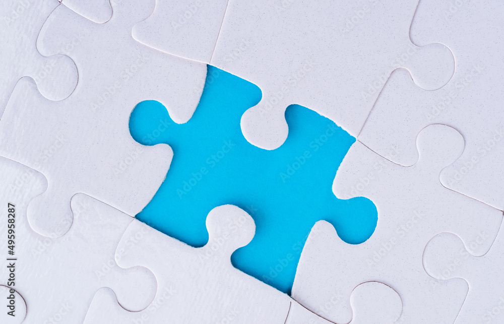 The missing piece of the jigsaw puzzle The missing piece of the jigsaw puzzle