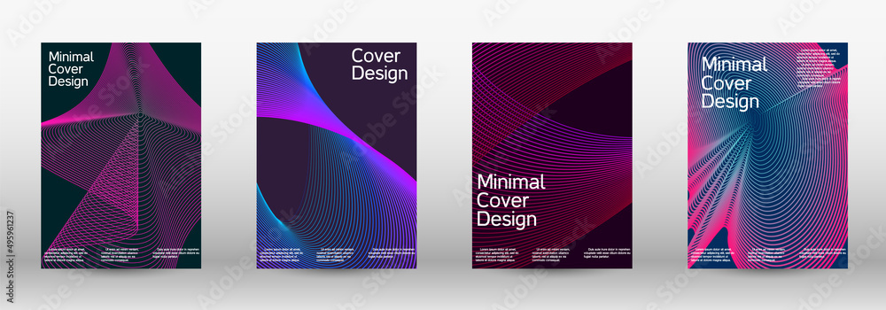 Minimum vector coverage. A set of modern abstract covers. Modern design template. Creative backgrounds from abstract lines to create a fashionable abstract cover, banner, poster, booklet. Minimum vector coverage. A set of modern abstract covers. Modern design template. Creative backgrounds from abstract lines to create a fashionable abstract cover, banner, poster, booklet.