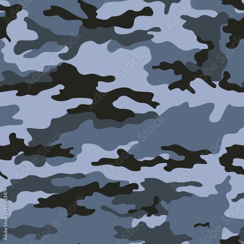  Urban camouflage background, vector seamless army texture, modern textile illustration.