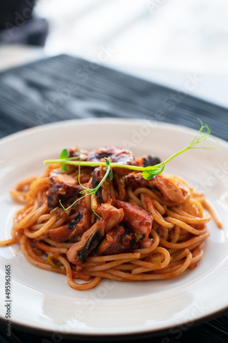 Italian home made pasta wit...