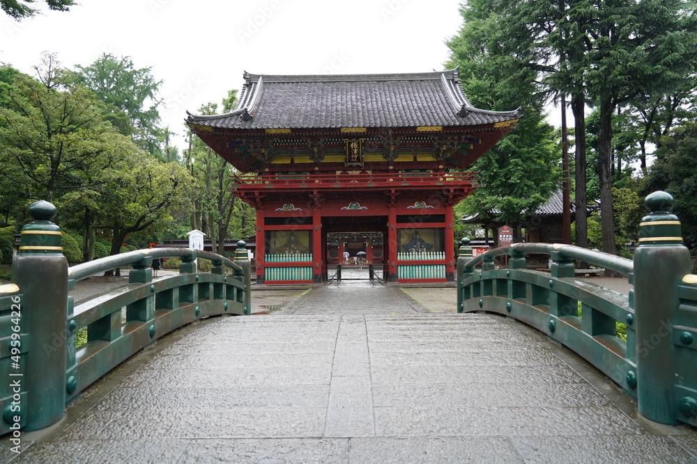 根津神社　橋　東京