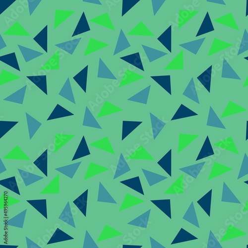 Geometric seamless triangle pattern for fabrics and textiles and packaging and gifts and cards and linens and kids