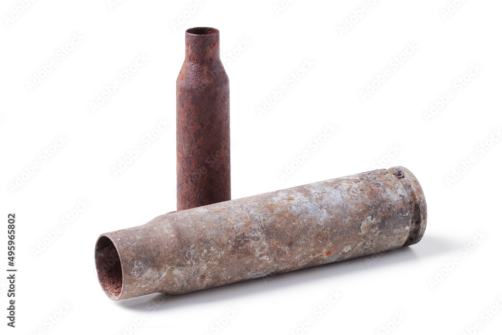 Old casings from shells Old casings from shells