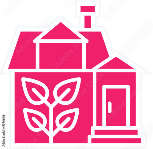 Vector Design Eco House Icon Style