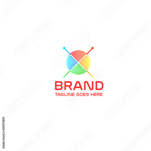 Knit Logo Vector