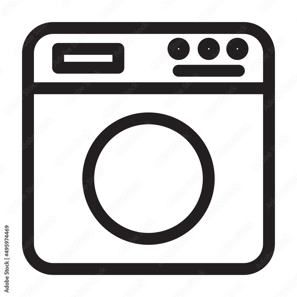 washing machine icon washing machine icon