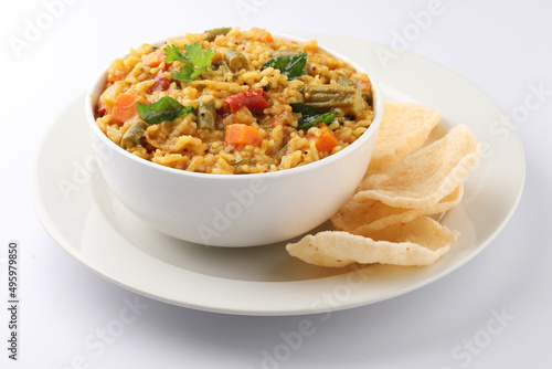 Tomato rice.spicy South Indian rice recipe Tomato pulao or Tomato Rice ,South Indian Thakkali Sadam ,Tomato Bath an Indian vegetarian dish. Healthy nutritious