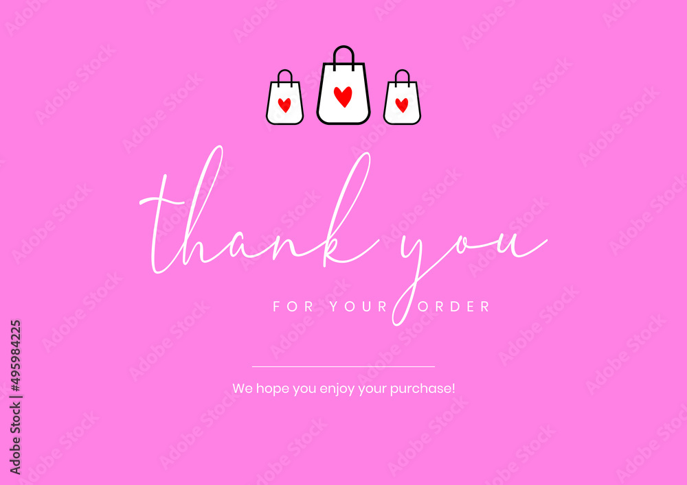 Thank you for your order customer thank you card, Thank you Compliment card with white background and text spice. illustration vector. Thanks card, thank you card design Thank you for your order customer thank you card, Thank you Compliment card with white background and text spice. illustration vector. Thanks card, thank you card design