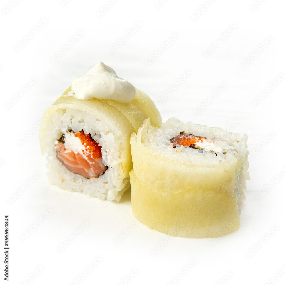 rolls, Japanese cuisine, on a white background
rolls, Japanese cuisine, on a white background