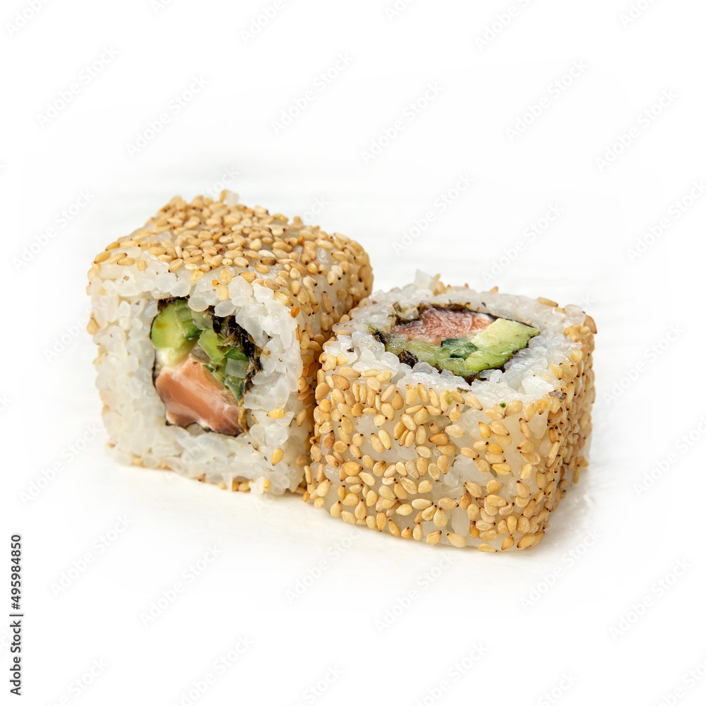 rolls, Japanese cuisine, on a white background
rolls, Japanese cuisine, on a white background