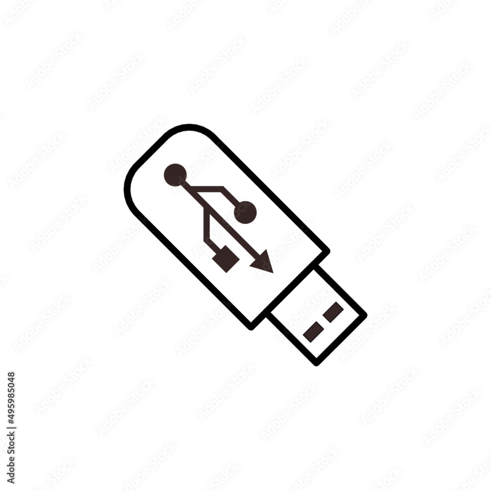 Pendrive USB, pamięć przenośna, nośnik danych -ikona Pendrive USB, pamięć przenośna, nośnik danych -ikona
