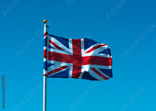Union Flag on pole