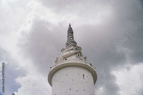 Ambuluwawa Tower, temple of 4 religions, multi-religious complex in the highlands of Sri Lanka. High quality photo photo