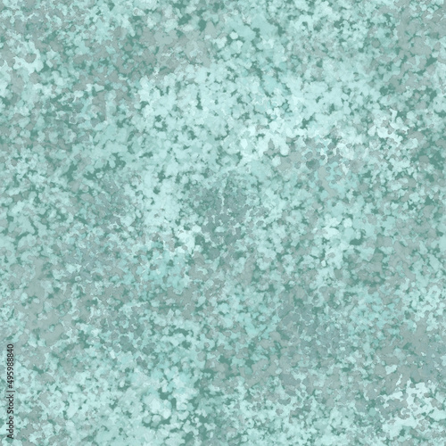 Grunge seamless pattern in green monochrome colors