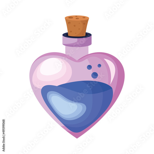 magic potion in flask