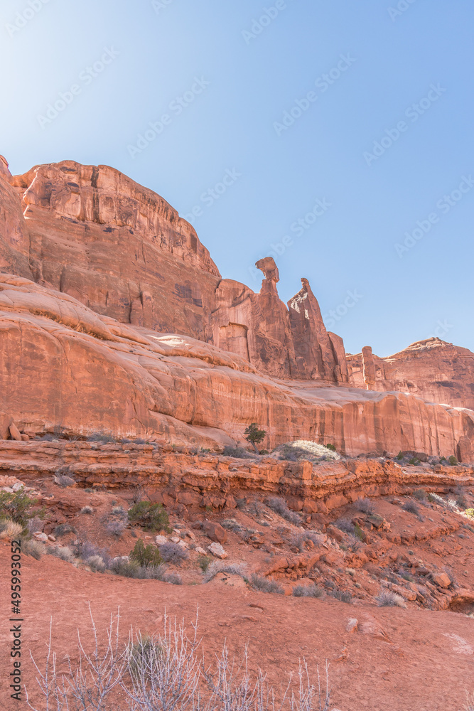 Arches National Park located in Utah Arches National Park located in Utah