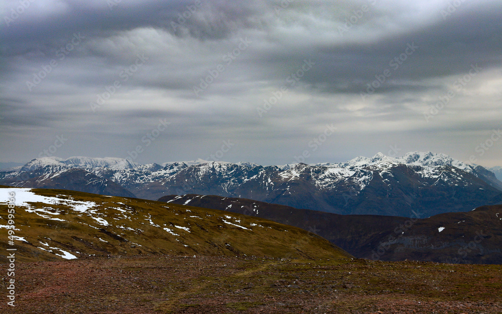Glencoe Mountains scotland