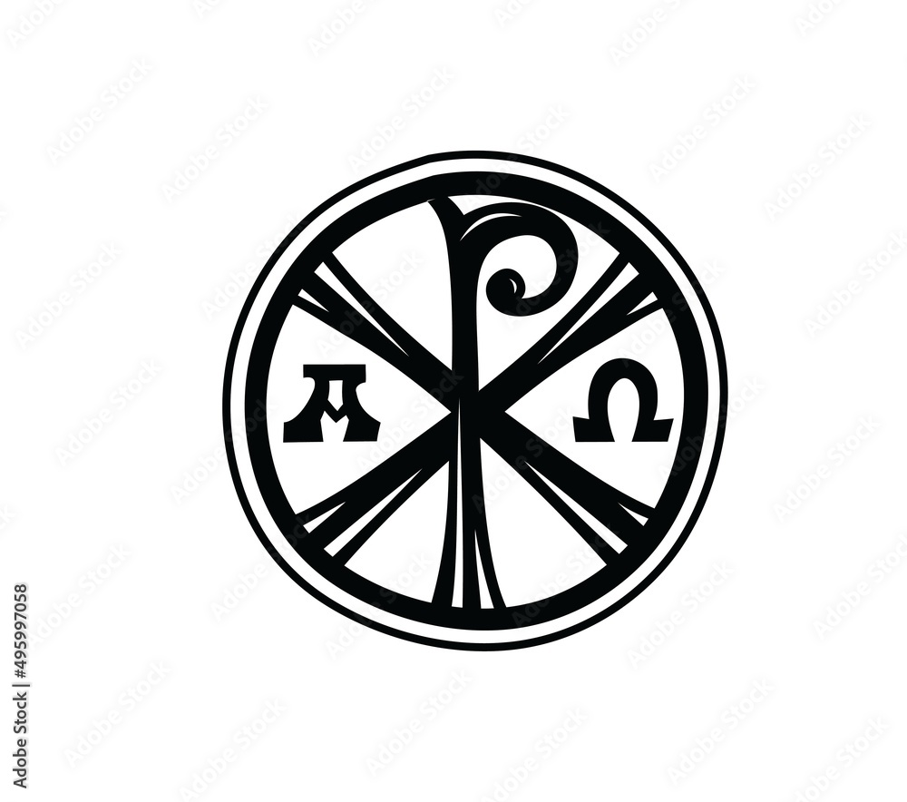 PX Icon and Sign Catholic, art vector design