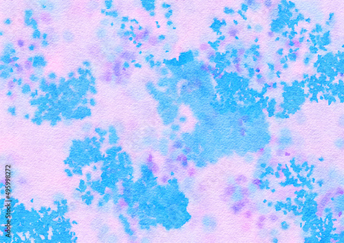 pastel abstract watercolor background with bleeding paint and drips © Stephanie Connell