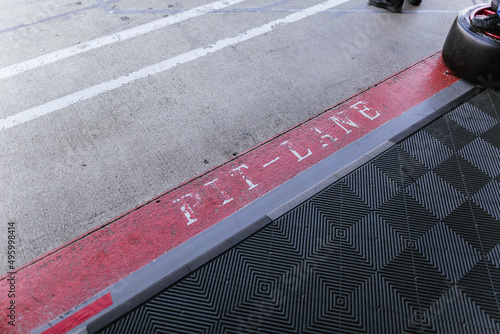 Pit Lane at Silverstone photo