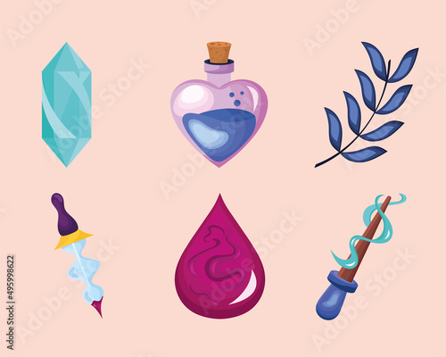 six occult esoteric icons