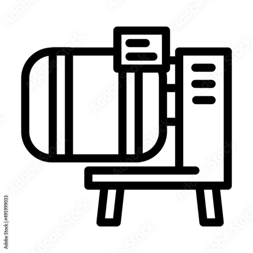 massagers equipment line icon vector. massagers equipment sign. isolated contour symbol black illustration
