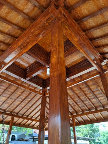 wooden house roof © Ari