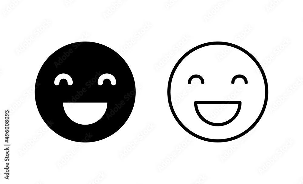 Smile icon vector. smile emoticon icon. feedback sign and symbol Smile icon vector. smile emoticon icon. feedback sign and symbol