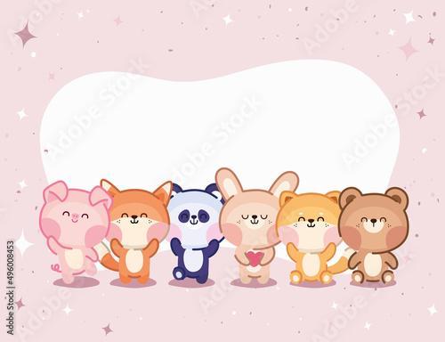 seven adorable animals