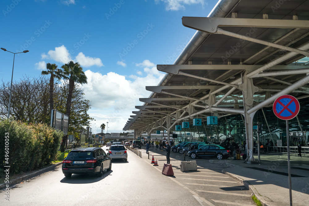 Lisbon,PortugalFebruary 22,2022 Humberto Delgado Airport known as