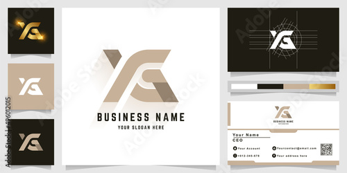 Letter XG or XrG monogram logo