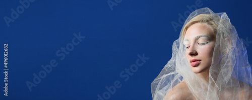 Beautiful young woman with ...