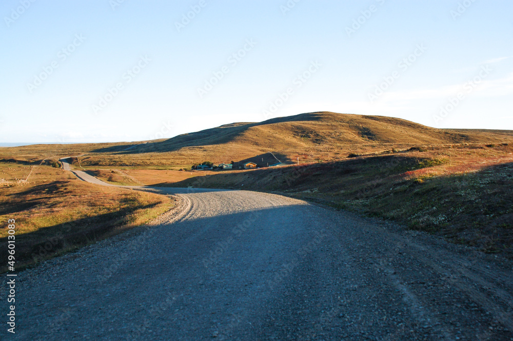 gravel road