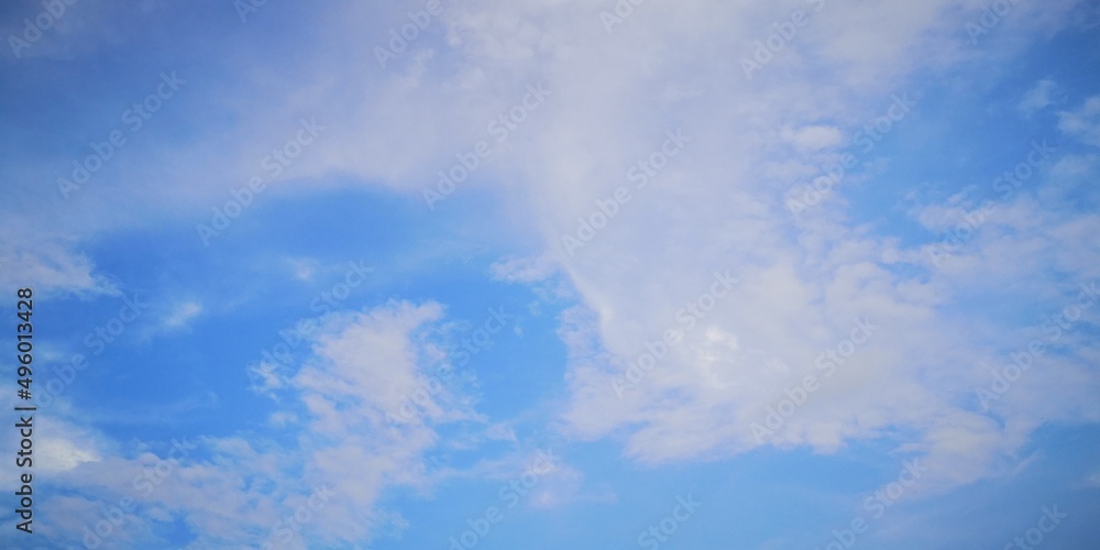 blue sky with clouds