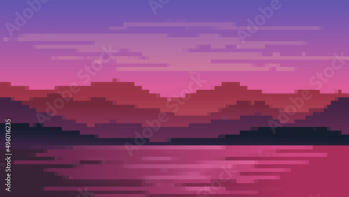 Pixelated Sunset 5