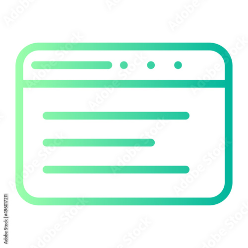 web communications gradient icon