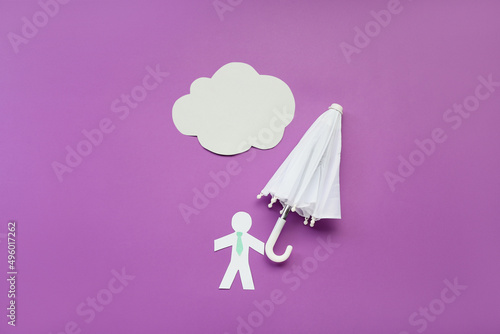 Composition with umbrella, ...