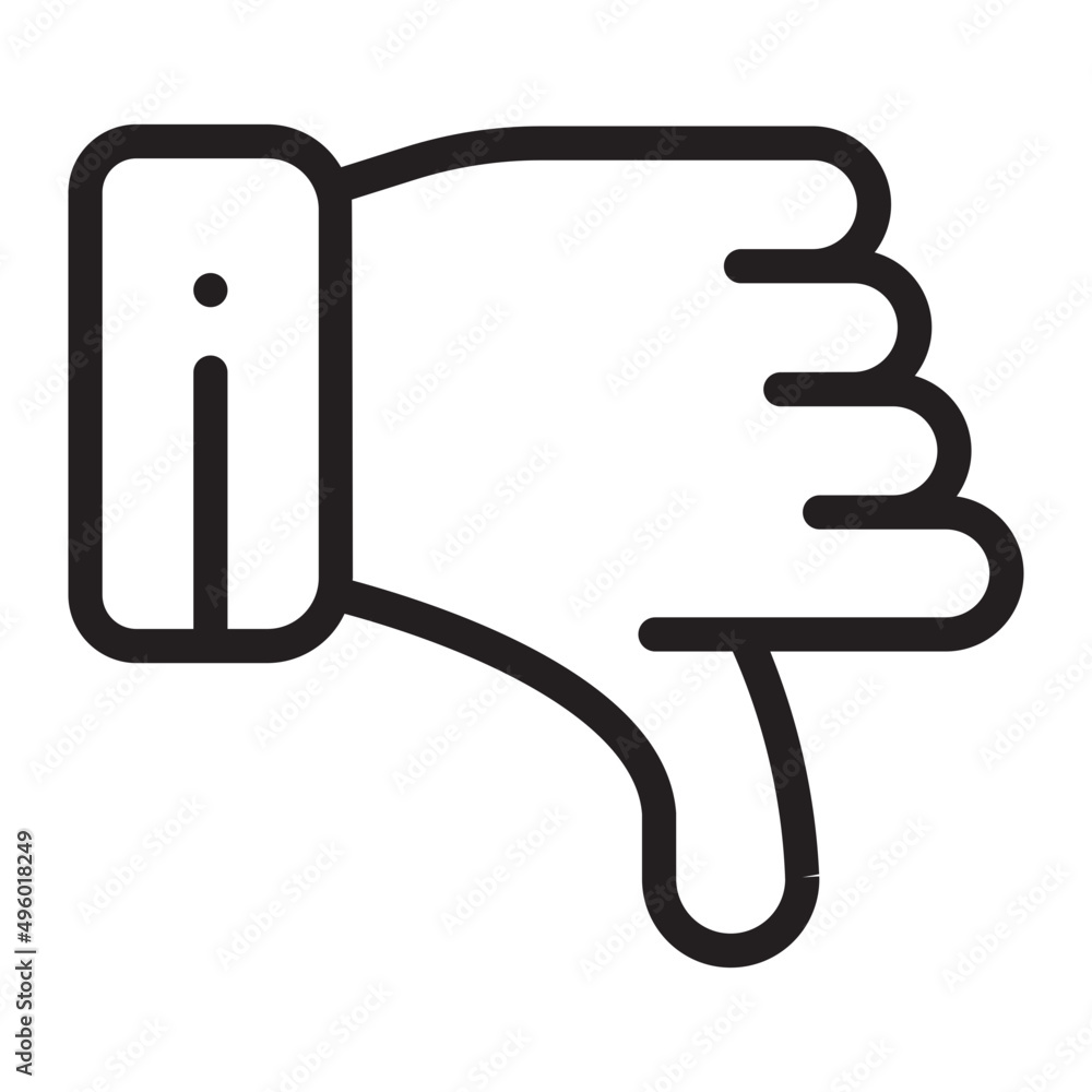 dislike line icon dislike line icon
